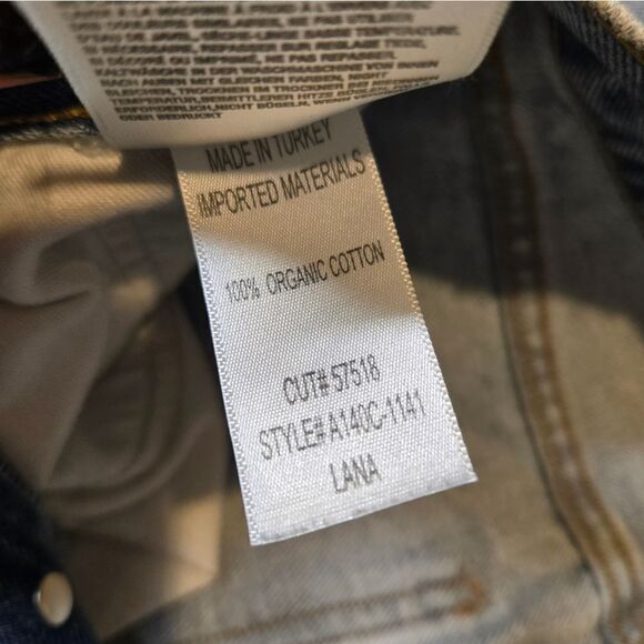 Agolde Lana Jean in Riptide 24 - Picture 4 of 6